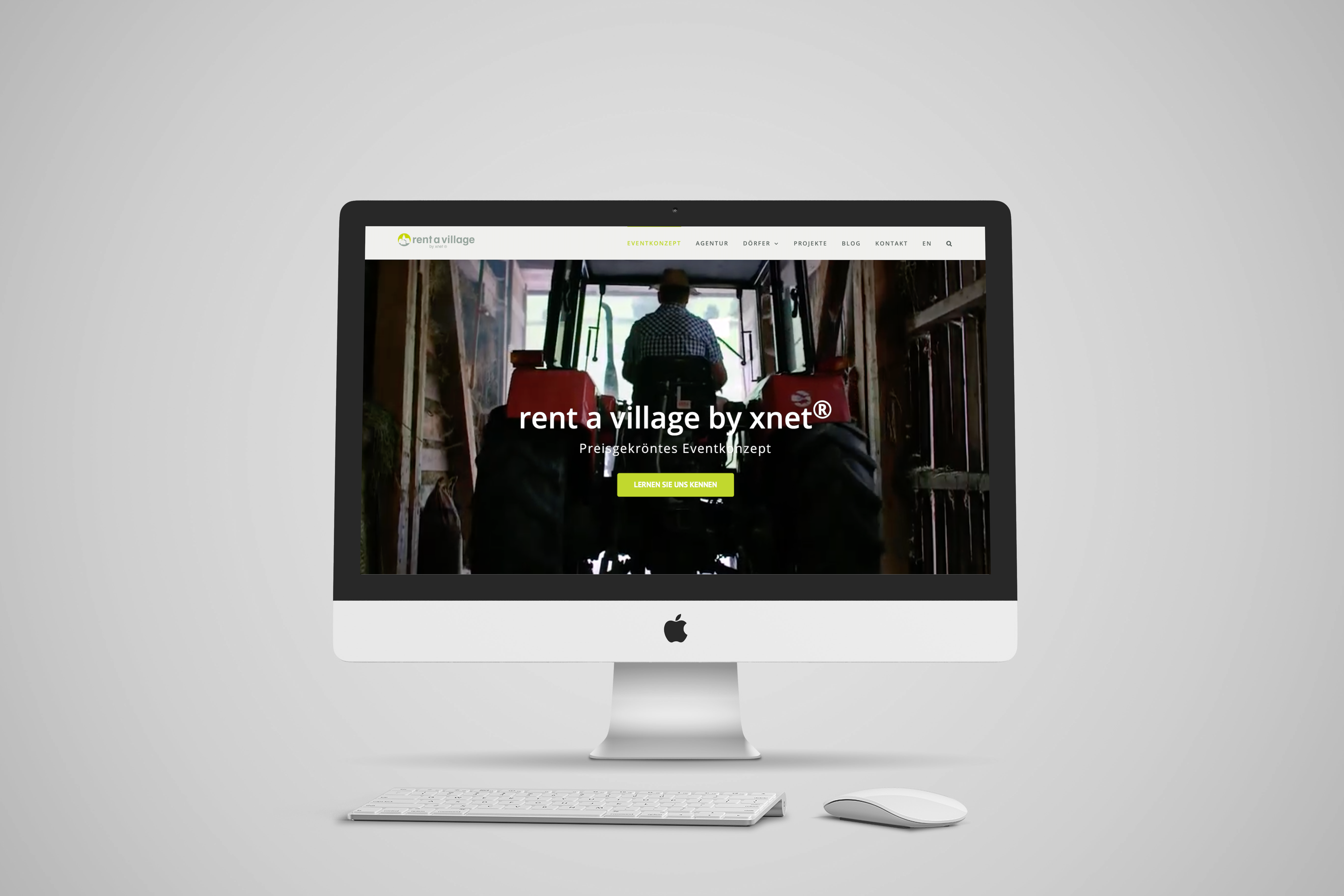 Rent a Village by xnet I Webdesign, Konzeption, SEO, Wordpress